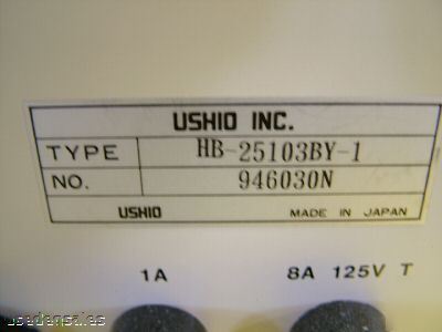 Ushio uv lamp power supply hb-25103BY-1