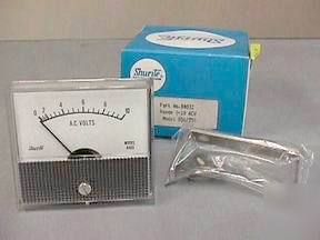 Vintage shurite meter 0-10 acv model 850/250