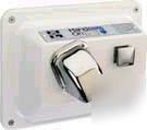 Commercial hand dryer R76-w recessed model white epoxy