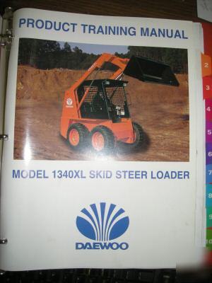 Daewoo product training manual model 1340XL skid steer 