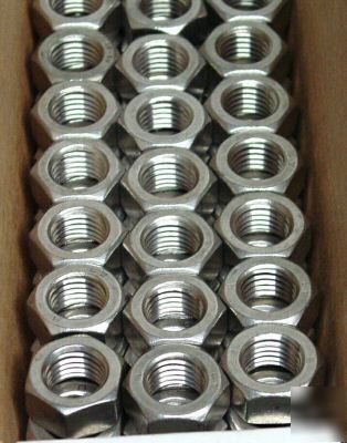 M20 x 2.5 metric A2 stainless steel hex nut, qty (5)