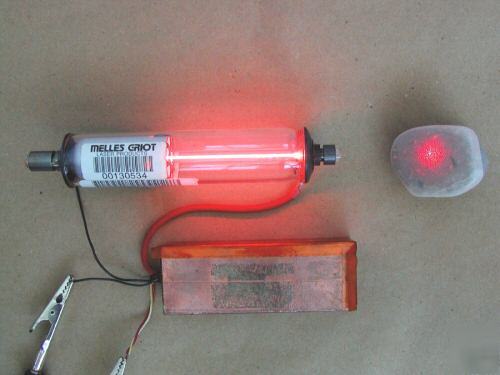 Melles griot heliun neon laser & hp 6214C power supply