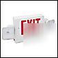 New lot 4 red combo led exit & emergency signs lights 