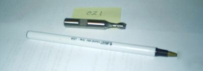 New end mill; 1/4