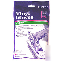 Tufco large disposable vinyl glove 01303