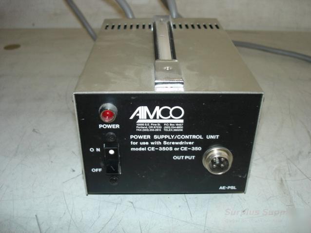 Aimco ae-psl electric screwdriver power supply