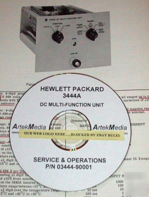 Hp 3444A operating & service manual