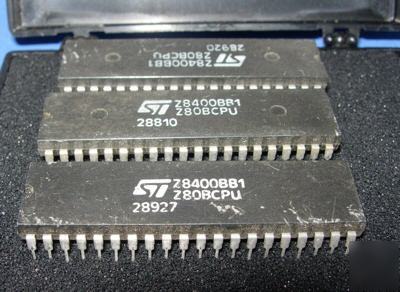 Cpu Z8400BB1 st electronics Z80B vintage collectible ic