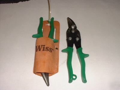 New snips wiss M2R snips in leather pouch comp action