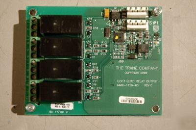 New trane UCP3 quad relay output 6400-9125-03 rev c 