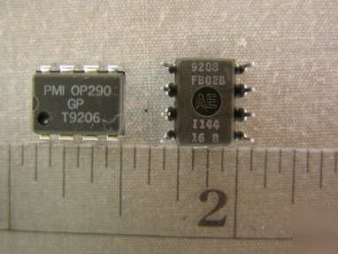 11 ad OP290GP prec. lp micropower dual op amp ics