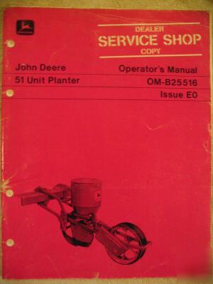 John deere 51 unit planter operator manual