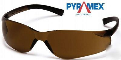 Pyramex ztek coffee safety glasses lot of 6 pair