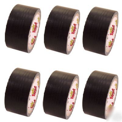 6 rolls black duct tape 2