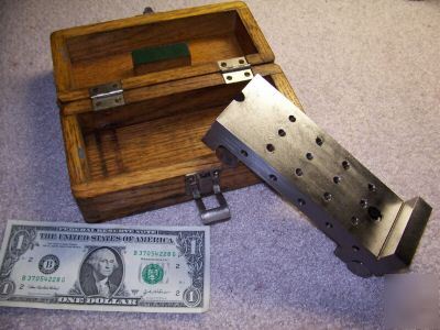Taft peirce, no. 9118, sine bar in wooden case, tool