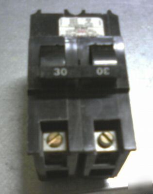 Federal pacific electric 30 amp 2 pole breaker fpe full