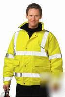 Portwest hi-viz yellow bomber jacket medium EN471 