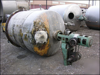 1100 gal alpha tank kettle, 316L s/s, 15/22.5# -28202