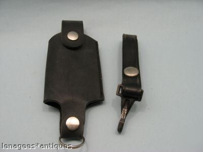 Rare vintage estate mace & key holder police belt acces
