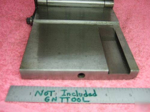 Sine plate toolmaker machinist hardened slotted wow 