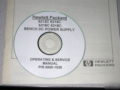 Hp 6212C 6214C 6216C 6218C operating & service manual