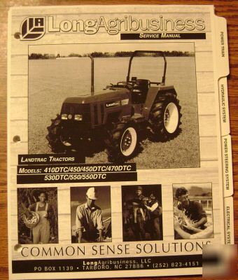 Long landtrac 410DTC to 550DTC tractor service manual