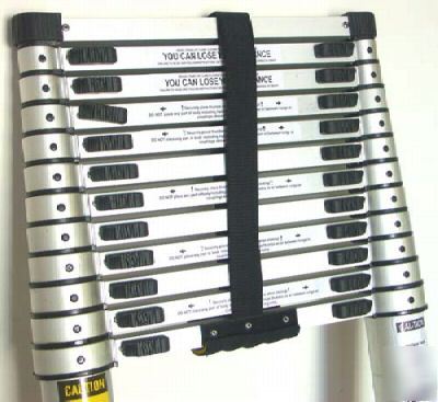 12.5FT 12.5' extended step telescoping extension ladder