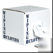 Box of white knit t-shirt recycled rags:BR102