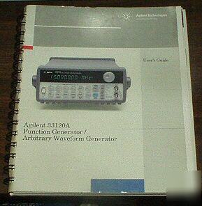 Manual hp/agilent 33120A arbitrary waveform generator