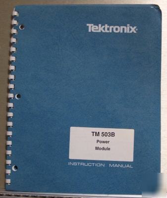 Tek TM503B tm-503B original service / operating manual