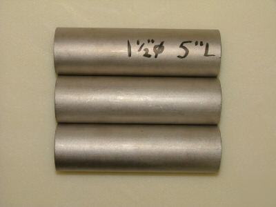 Titanium grade 2 tube 1.5INCH diameter 5 inch long x 20