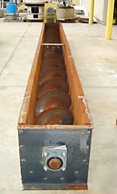 18â€ x 23â€™- 2â€ carbon steel screw conveyor (4219)
