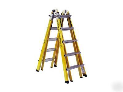 22 1A fiberglass little giant ladder & 2 accessories 