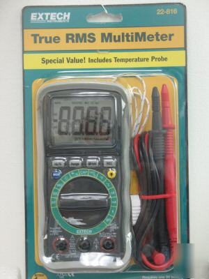 New extech true rms multimeter 22-816 no 