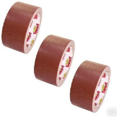 3 rolls brown duct tape 2