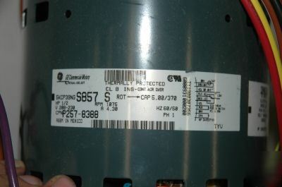 Carrier ge direct drive blower motor 2 speed P257-8388 