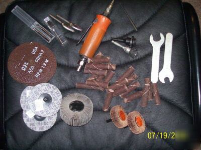 Dotco 1/4 straight grinder w/kit