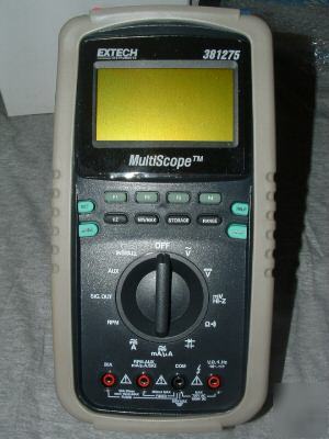 Extech handheld multiscope oscilloscope multimeter