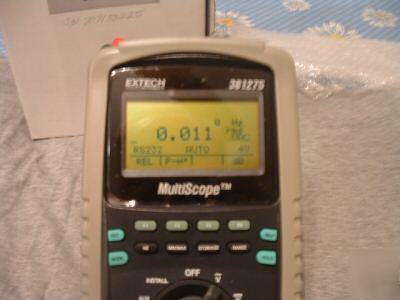 Extech handheld multiscope oscilloscope multimeter