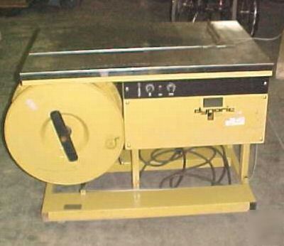 Dynaric SS45 table top strapping machine works good