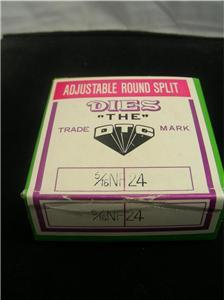 New 5 / 16 nf 24 adjustable round by dtc brand in box