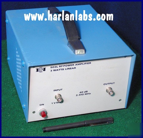 Eni 503L rf power amplifier; 2 to 510MHZ, 3 watt