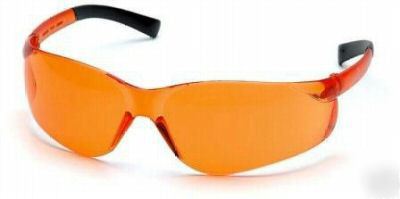 New pyramex ztek orange shooting sun & safety glasses