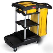 Rubbermaid high capacity janitor cart rcp 9T72