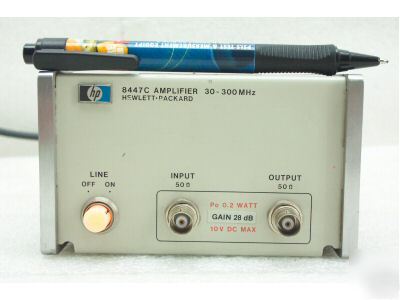 Hewlett packard hp agilent 8447C rf amplifier 30-300MHZ