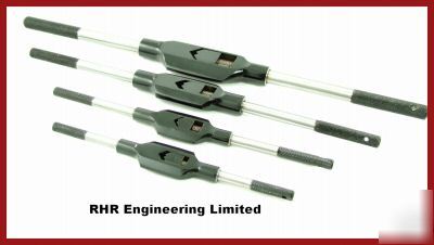 4 piece tap wrench set - threading, tapping