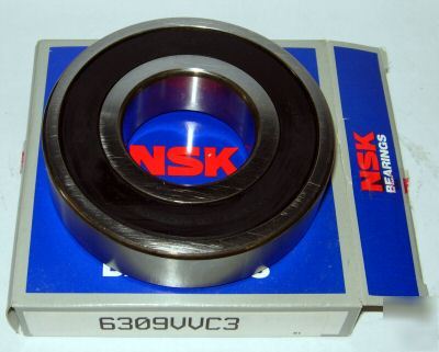 New (1) nsk 6309VVC3 ball bearing 45X100 mm, 6309-2RS, 