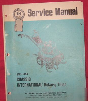  international model 526 rotary tiller service manual