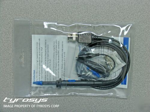 Dc to 150 mhz X1:X10 oscilloscope probe w/ accessories