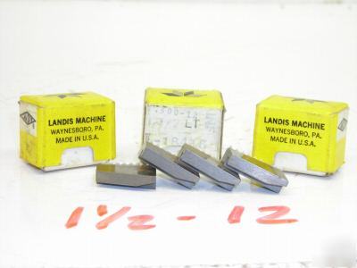 New 3 chasers landis machine 1.500-12 unf 1-1/2 lt 